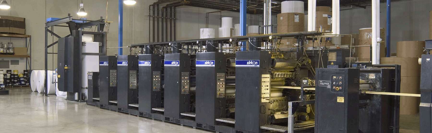 DIS Direct high-volume printing press on the production floor